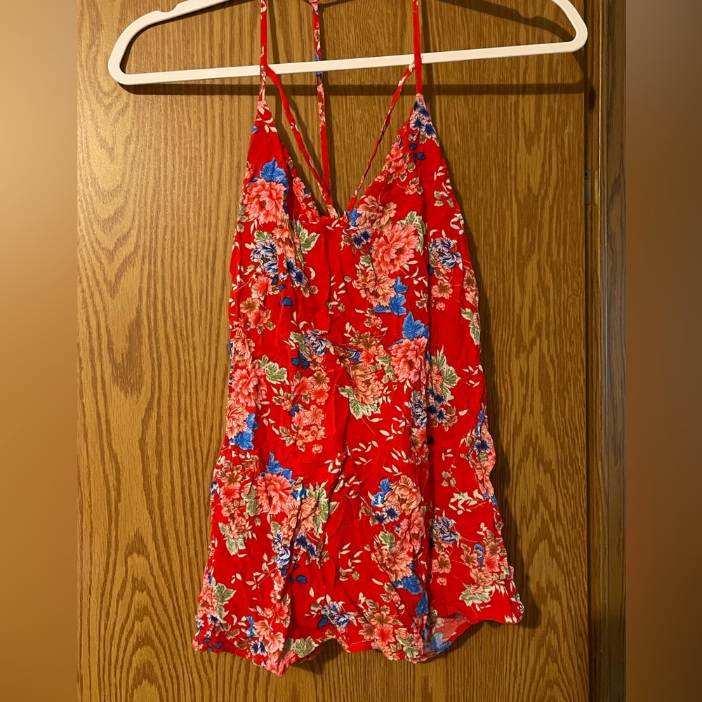 Flowy, floral blouse